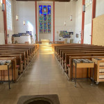 Das Kirchenschiff ohne das Seitenschiff